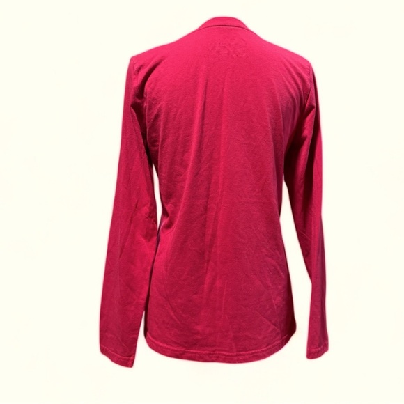 Columbia Women's Hidden Haven Dog in Red Long Sleeve T-Shirt - Picture 3 of 4